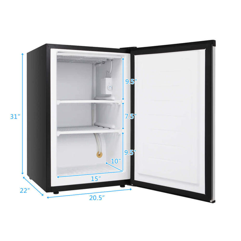 Household Refrigerator Single Door Black