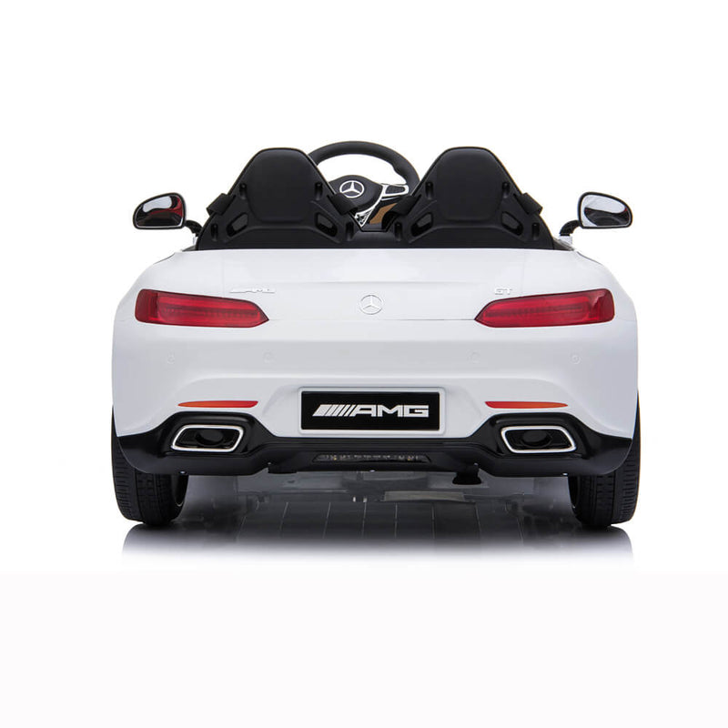 BENZ GT Ride On Car Dual Drive Remote Control White