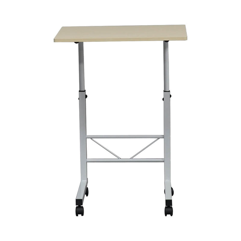 Portable Side Office Table C Shaped Wood S