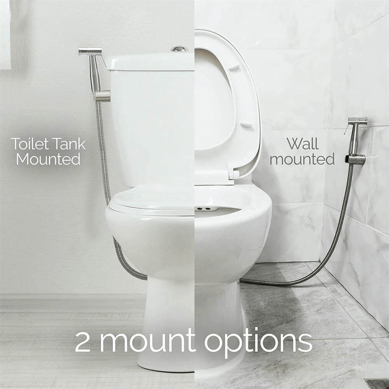 Handheld Bidet Sprayer Set for Toilets Stainless Steel Spray Wash for Feminine Hygiene