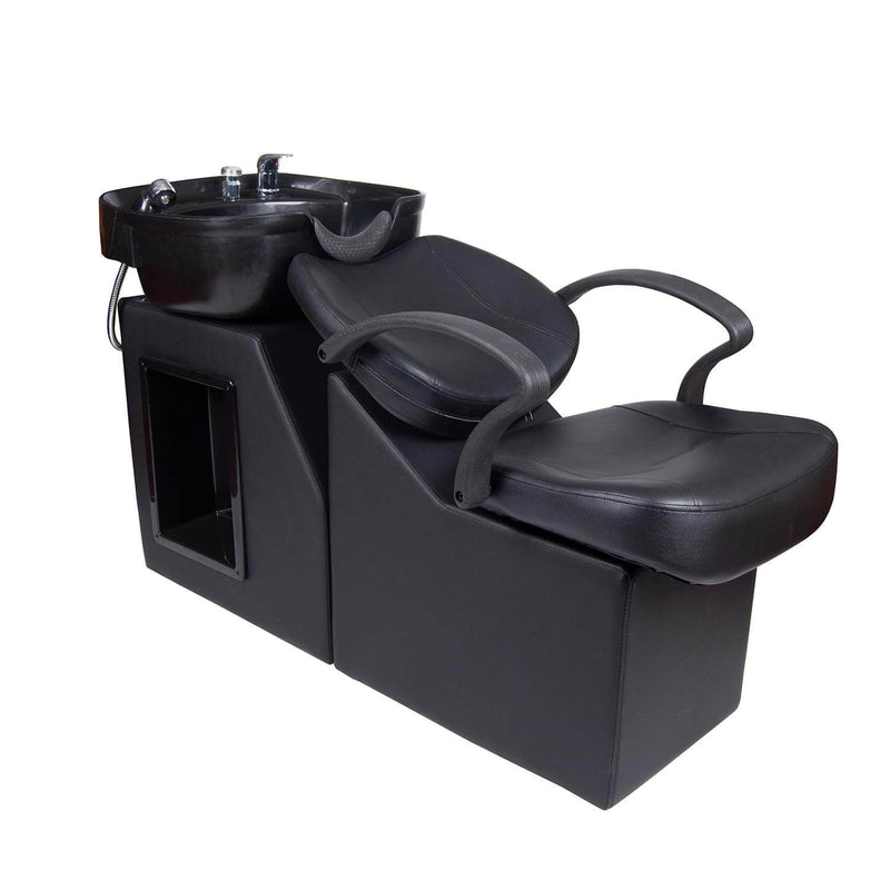 Backwash Barber Chair Shampoo Bowl Sink Unit Station Spa Salon Equipment