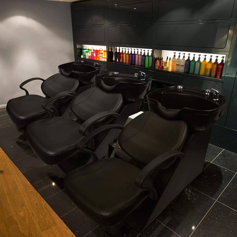 Backwash Barber Chair Shampoo Bowl Sink Unit Station Spa Salon Equipment
