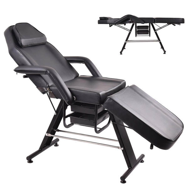 70-inch Adjustable Massage Table Bed Chair Couch for Salon Beauty Physiotherapy Facial SPA Tattoo