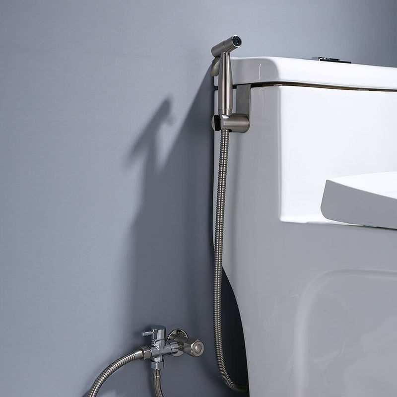 Handheld Toilet Bidet Sprayer Set Kit Stainless Steel Hand Bidet Faucet