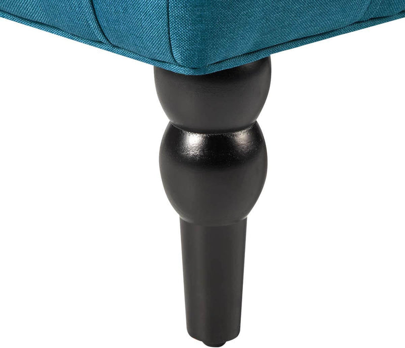 High-Back Fabric Club Chair, Wingback Chair, Modern Accent Chair for Living Room, Bedroom, Green