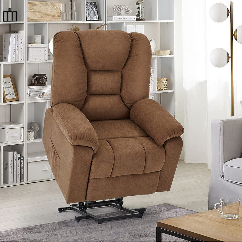 Power Lift Recliner Chair for Elderly In Brown