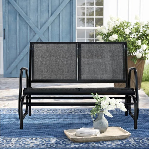 YODOLLA 2-Person Patio Glider Bench Rocker