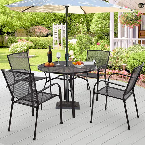 YODOLLA 5-Piece Patio Metal Dining Set