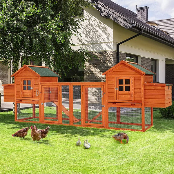 144" Wooden Chicken Coop