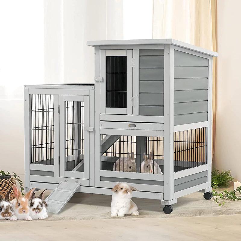 Indoor Rabbit Hutch Bunny Cage