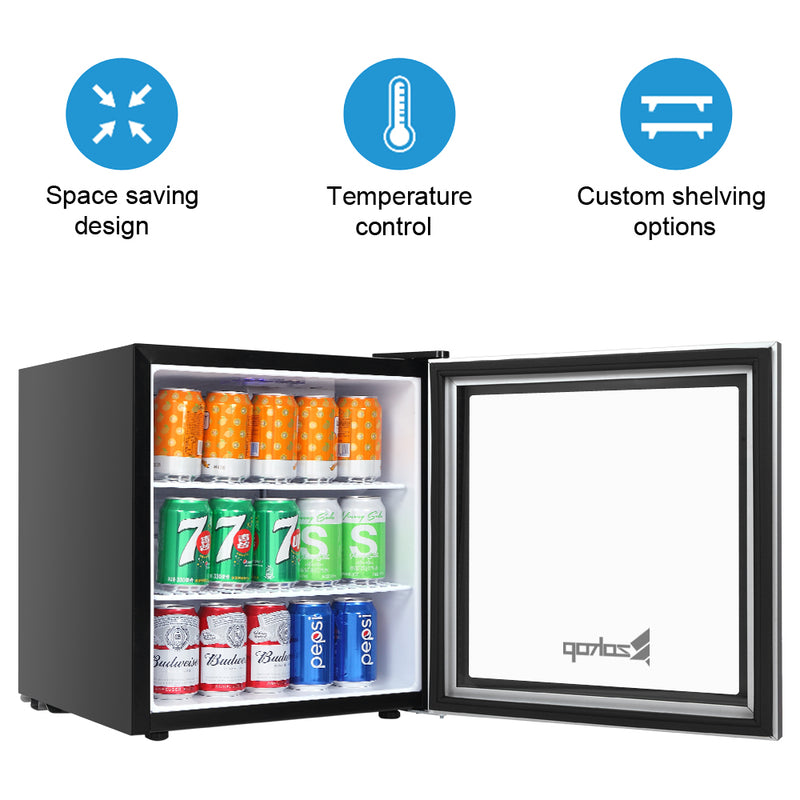 Beverage Refrigerator Black 115V/60Hz  46L/60CAN