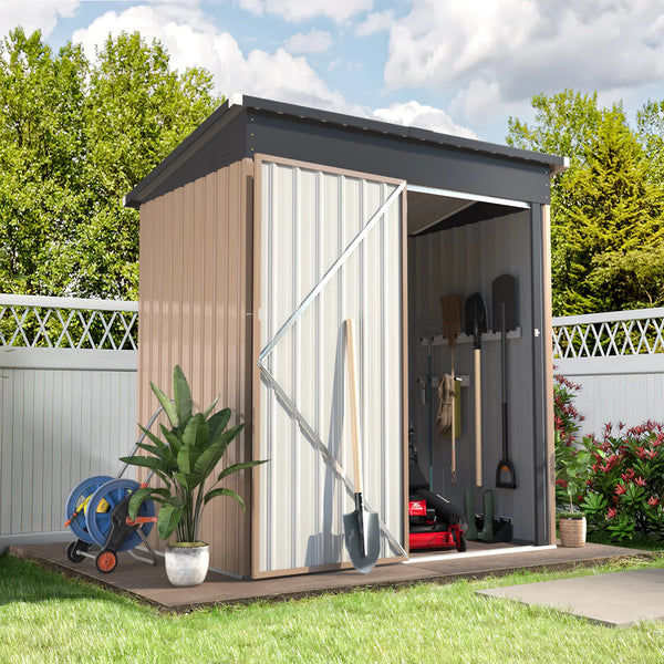 5 x 3 ft. Outdoor Metal Storage Shed