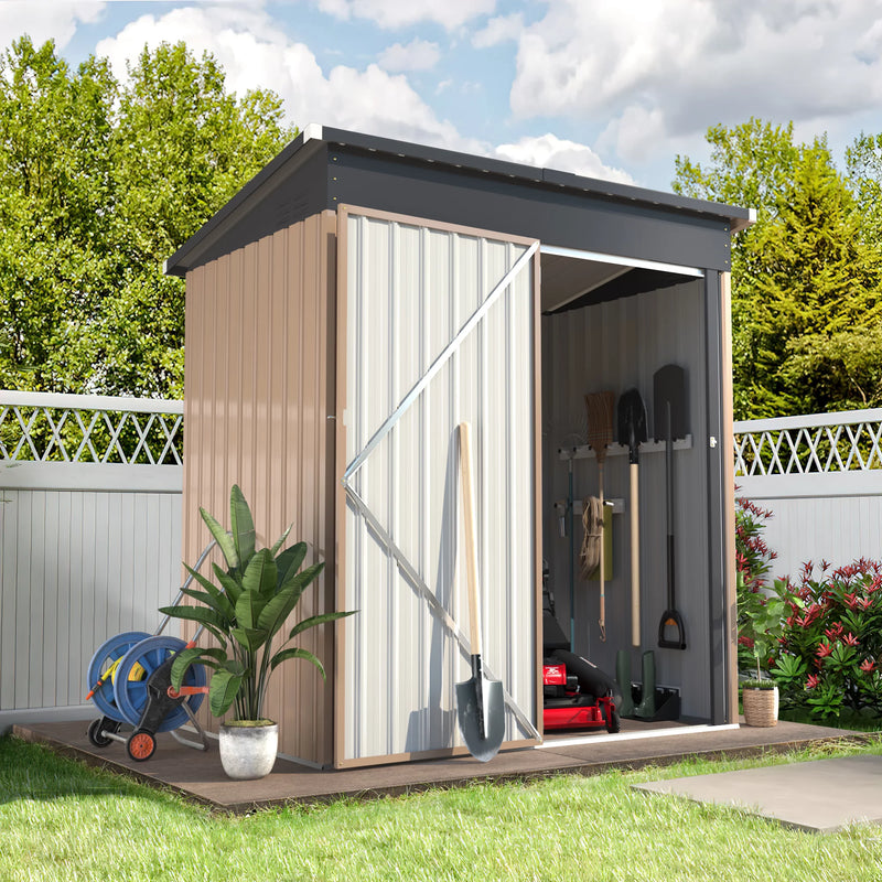 5 x 3 ft. Outdoor Metal Storage Shed