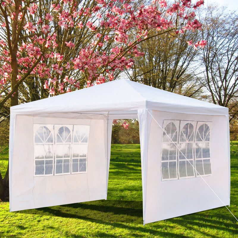 Three Sides Waterproof Tent with Spiral Tubes, 10 x 10 ft