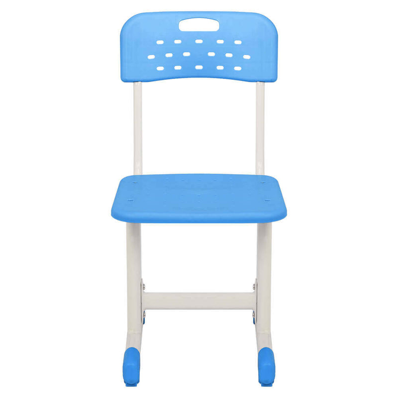 Lifting Children Multifunctional Study Desk and Chair Set with Storage Bin Blue