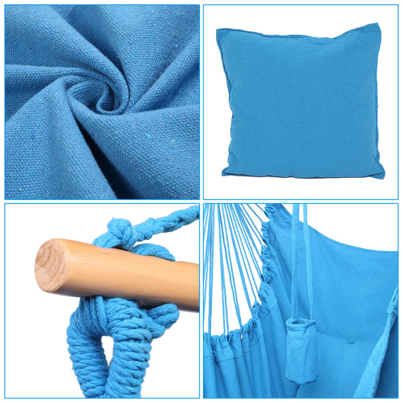 Increase Lengthen Cushion To Hang Chair Sky Blue