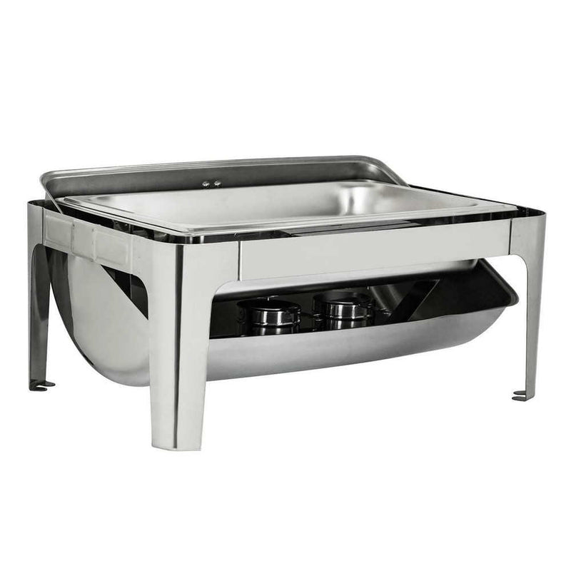 High Grade Rectangular Clamshell Buffet Stove Chafing Dish Food Warmer
