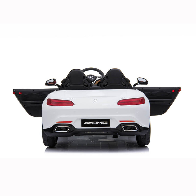 BENZ GT Ride On Car Dual Drive Remote Control White