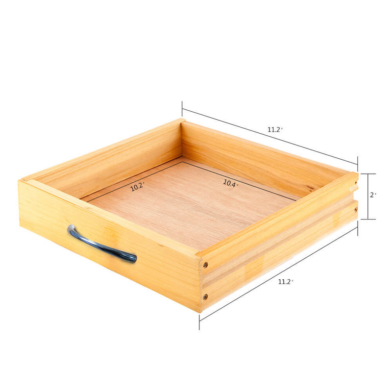 Portable Rolling Drop Leaf Kitchen Storage Trolley Cart Island Sapele Color