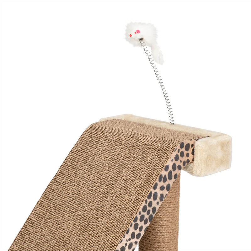 Cat Climbing Tree Cat Scratch Board Two-in-One Leopard Mark