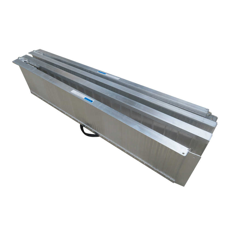 10 Ft Home Corridor Aluminum Alloy Folding Ramp Silver