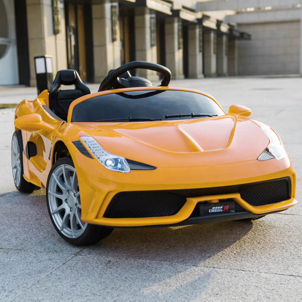 Kids Electric Ride On Car with Remote Control Yellow