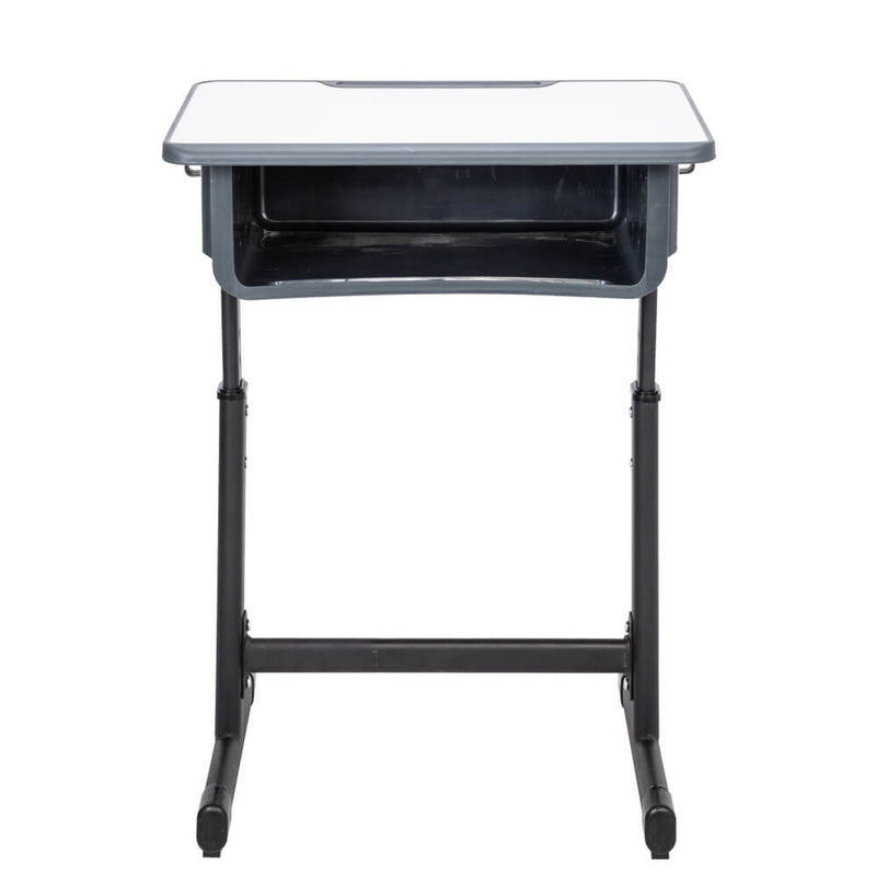 Lifting Children Multifunctional Study Desk and Chair Set with Storage Bin Blak