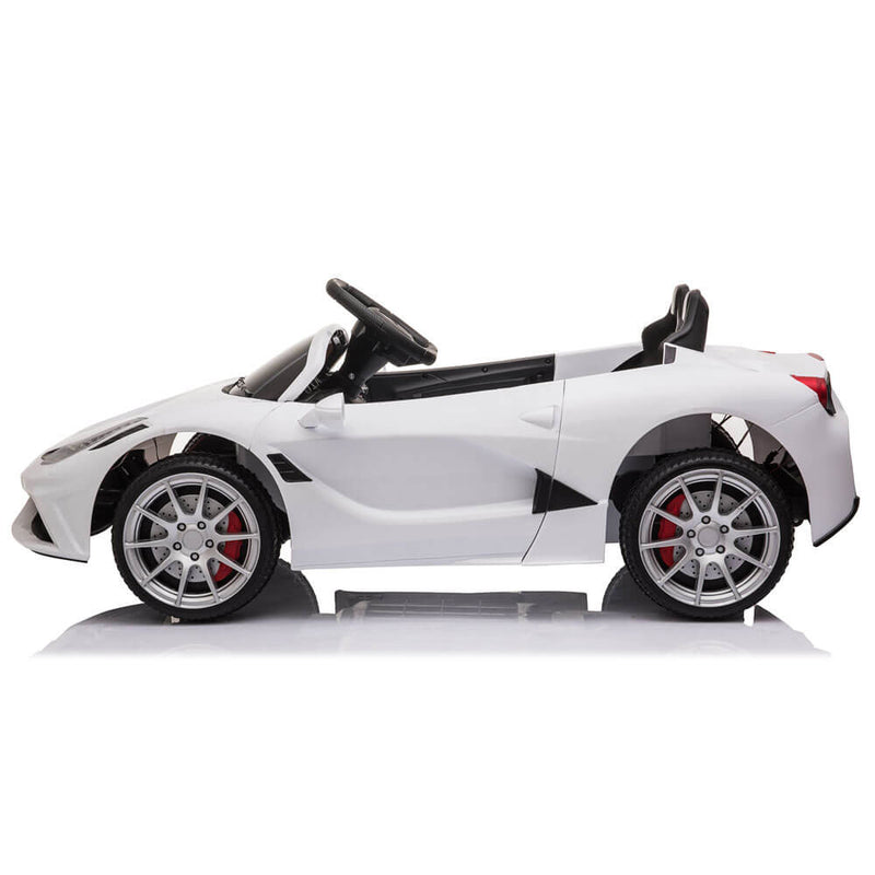 Kids Electric Ride On Car with Remote Control White