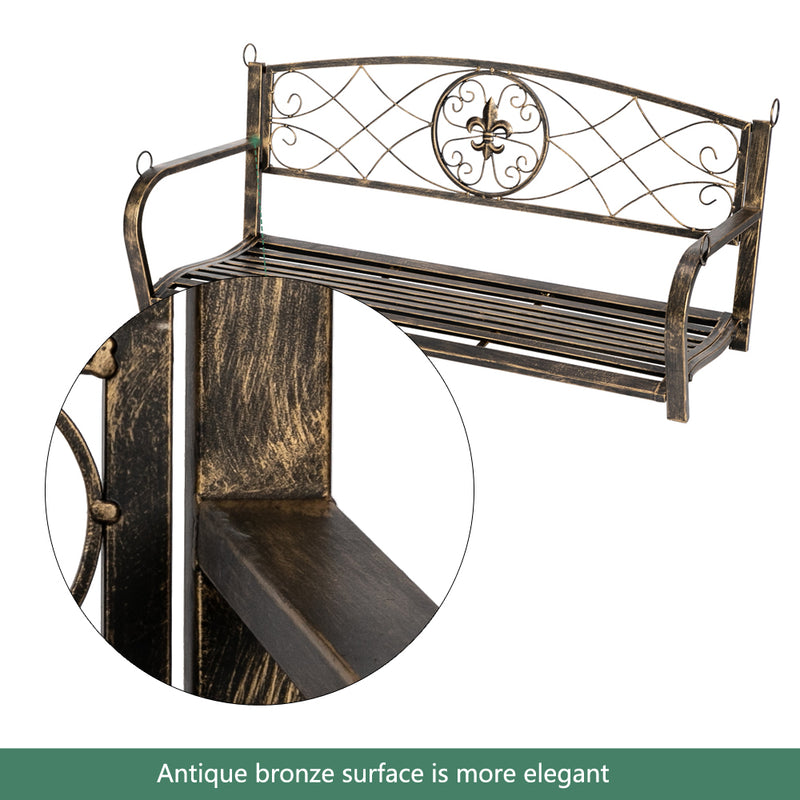 Paint Brush Gold Artisasset Garden Double Swing Chair