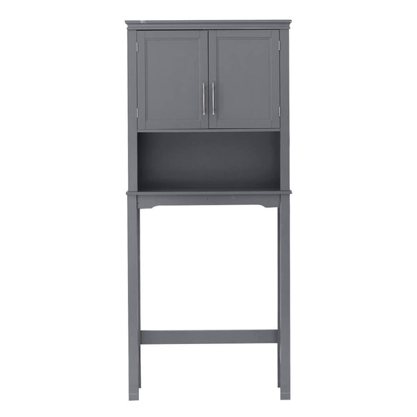 Two-Door Toilet Cabinet Grey