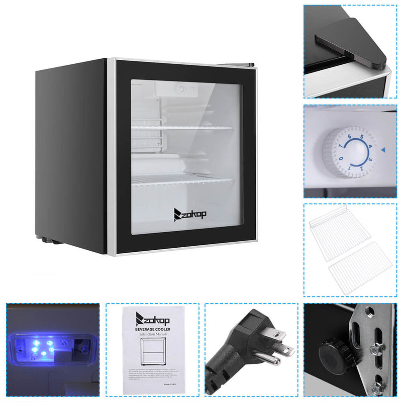 Beverage Refrigerator Black 115V/60Hz  46L/60CAN