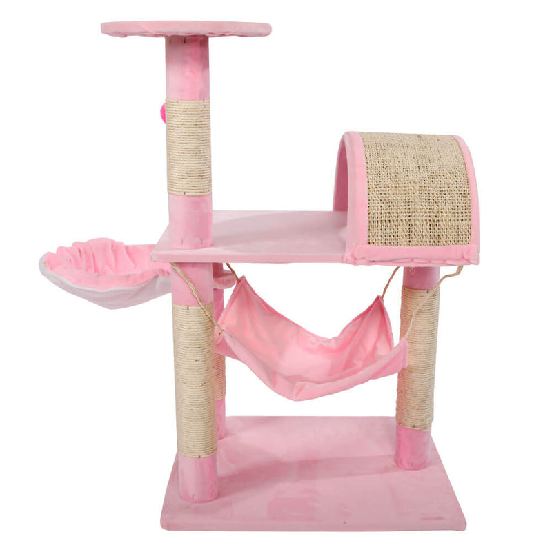 Stable Cute Sisal Cat Climb Holder Cat Tower Lamb Pink 32 inches
