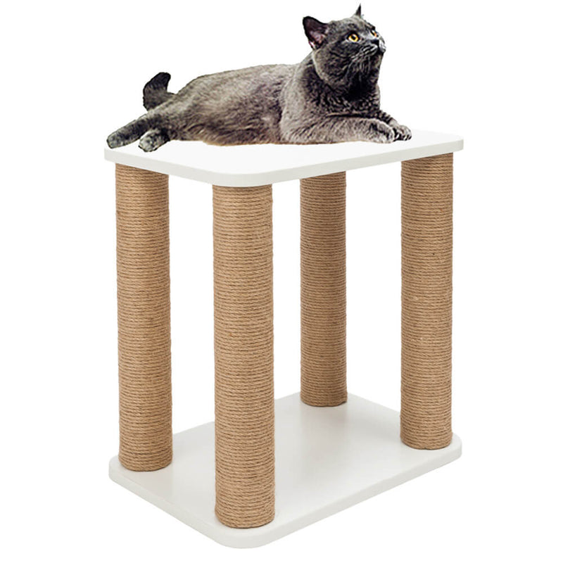 Nordic Style Solid Wooden Cat Climbing Tree Desk