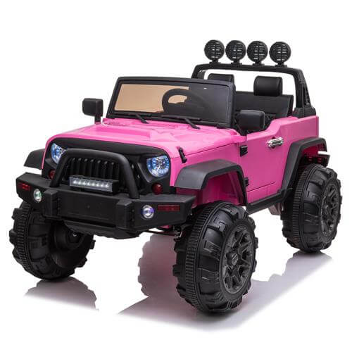 Kid Ride On Car Truck SUV With Parental Remote Control Pink