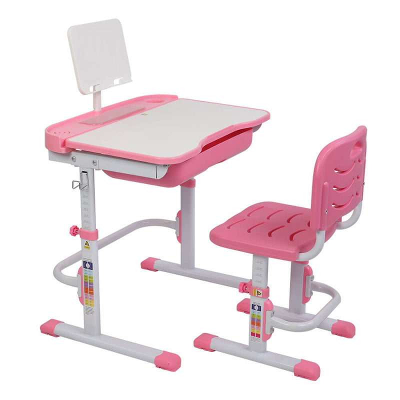Lifting Desk and Chair Set Table Can Tilt Children Learning Multifunctional Study Desk