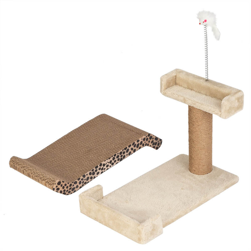 Cat Climbing Tree Cat Scratch Board Two-in-One Leopard Mark
