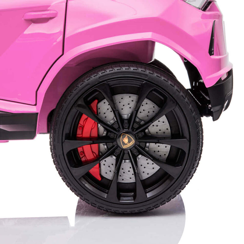 Small Lamborghini Ride On Car Dual Drive Remote Control Pink