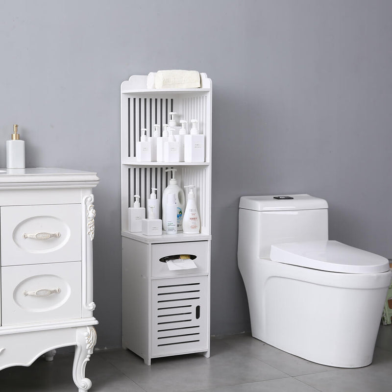 Simple Bathroom Corner Shelf