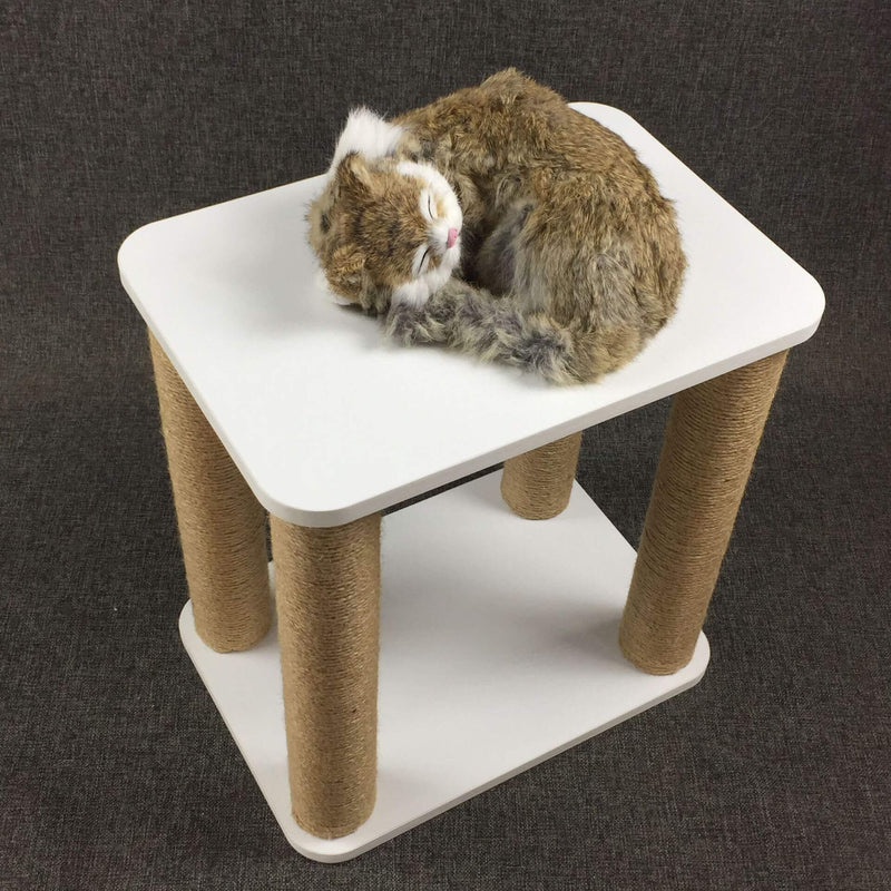 Nordic Style Solid Wooden Cat Climbing Tree Desk