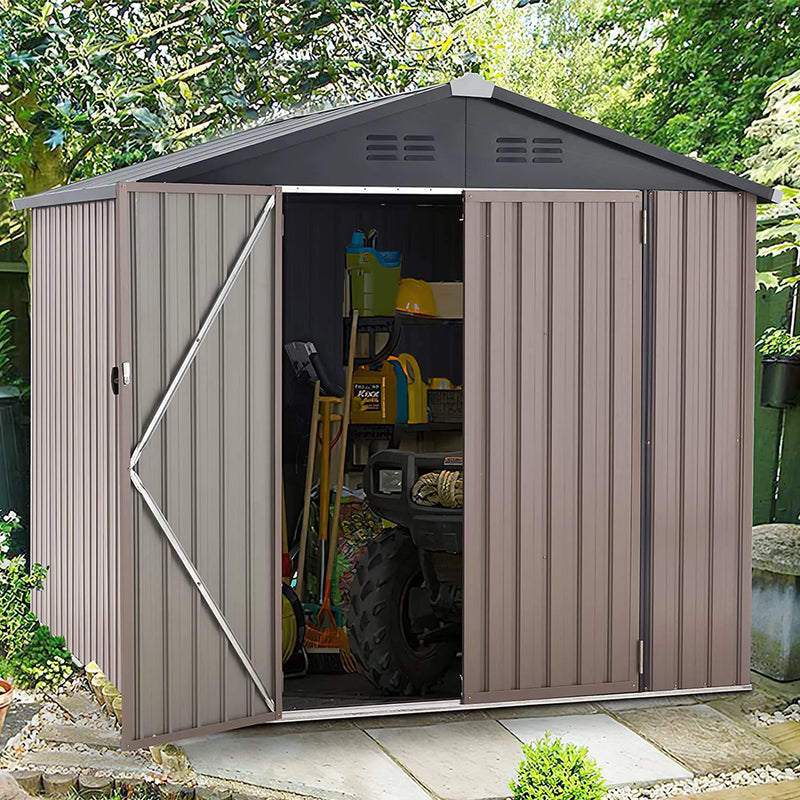 7 x 7 ft. Outdoor Metal Storage