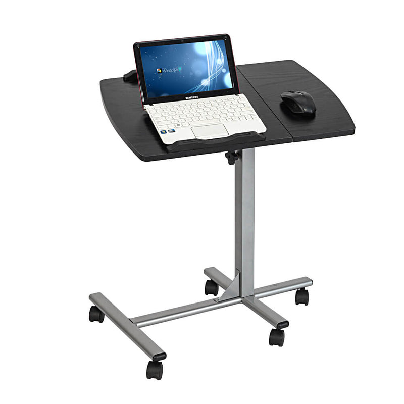 Home Use Multifunctional Lifting Movable Computer Desk Black