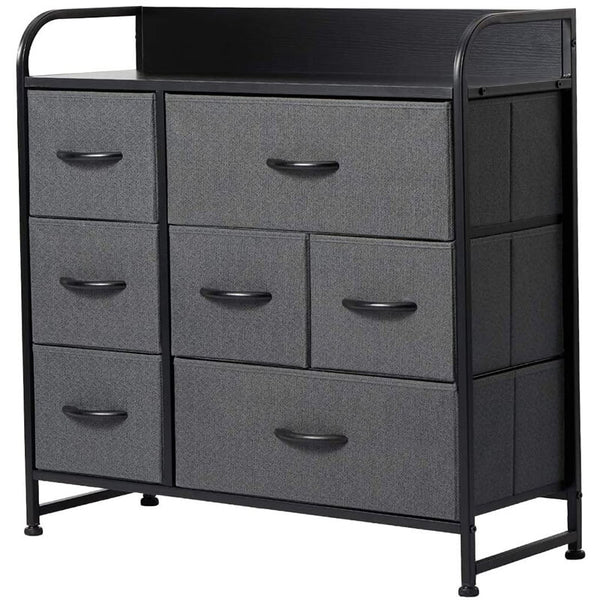 Dresser for Bedroom with 7 Drawers, Fabric Dresser Tower for Closets, Bedroom