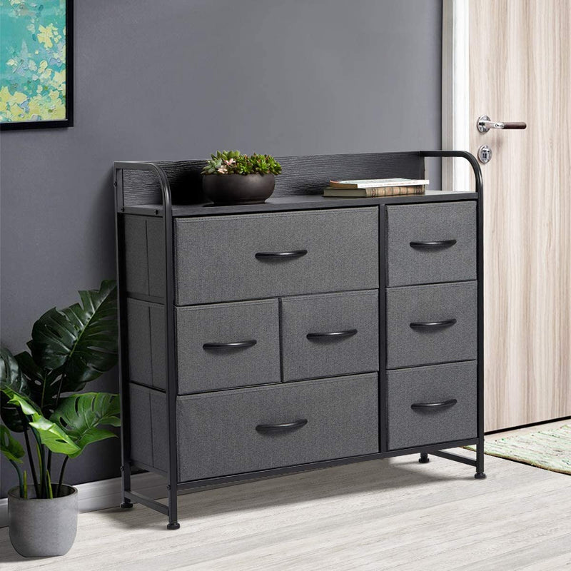Dresser for Bedroom with 7 Drawers, Fabric Dresser Tower for Closets, Bedroom