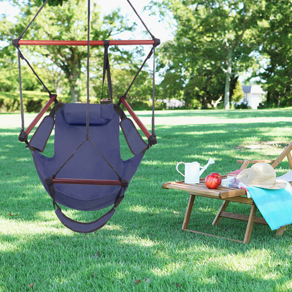 Well-equipped S-shaped Hook High Strength Assembled Hanging Seat Blue