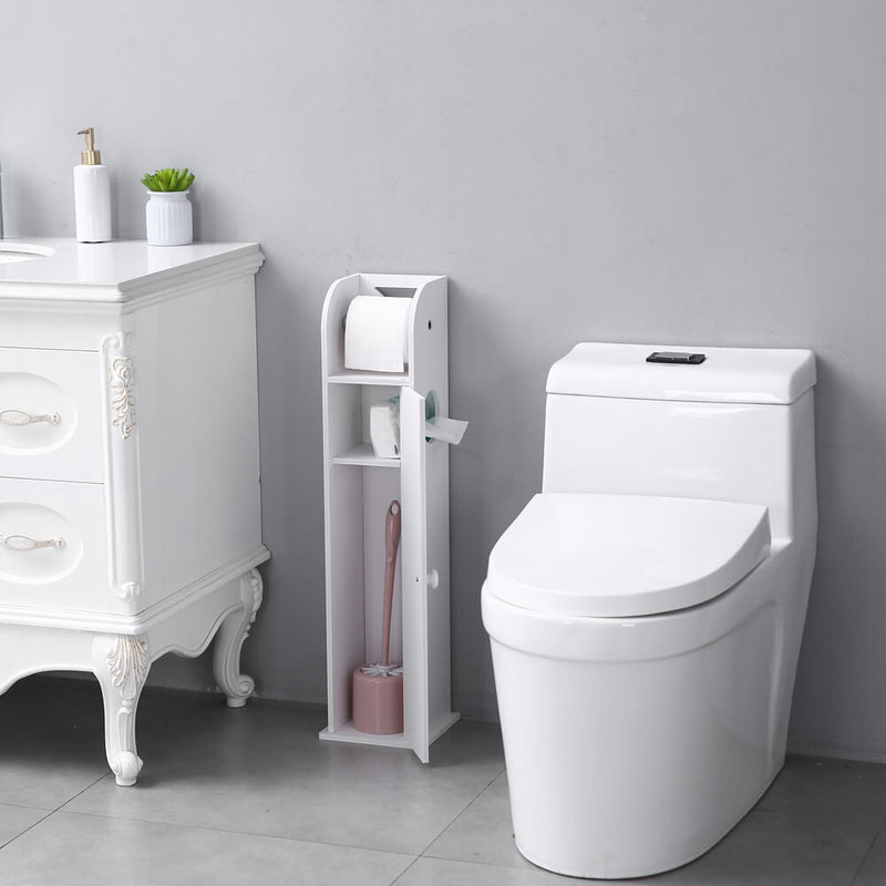 Narrow Cabinet for PVC Toilet Paper Towel with Paper Roll