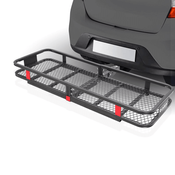 Folding Cargo Carrier Luggage Basket Hitch Mounted Car SUV Truck Durable 500lbs