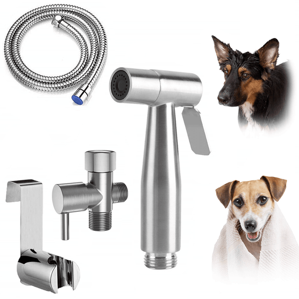 Hand Held Bidet Sprayer for Toilet for Pet Wash Baby Diaper Cloth Stainless Steel