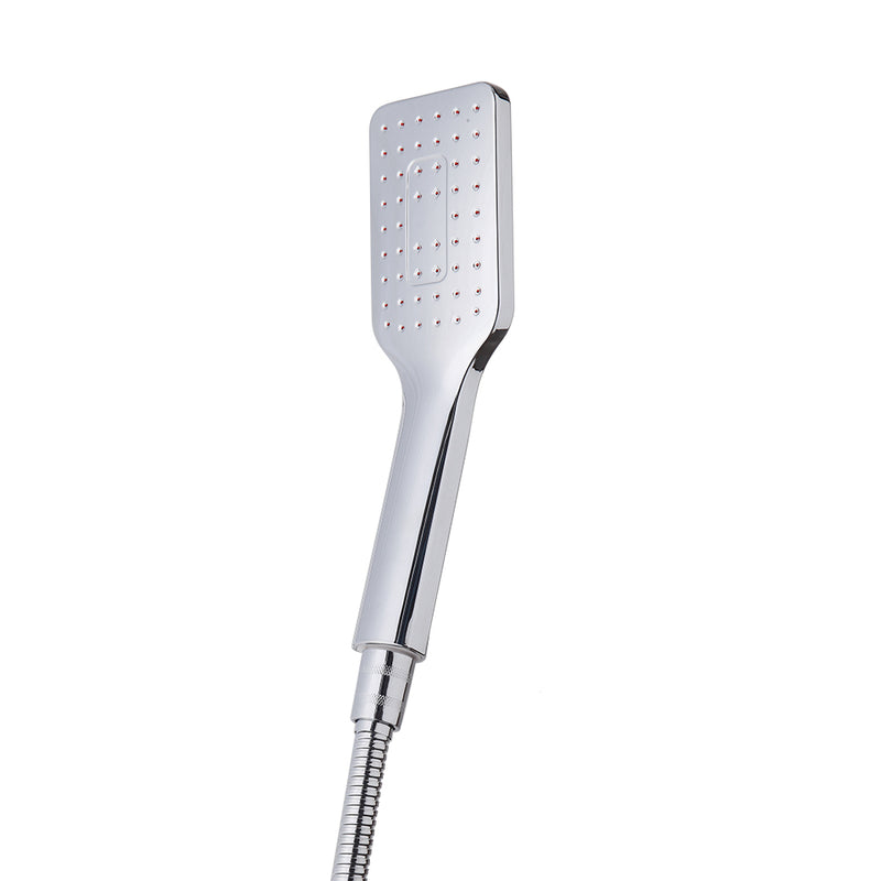 Shower System Shower Panel Stainless Steel Multi-Function Silver 18 Holes 48 inch