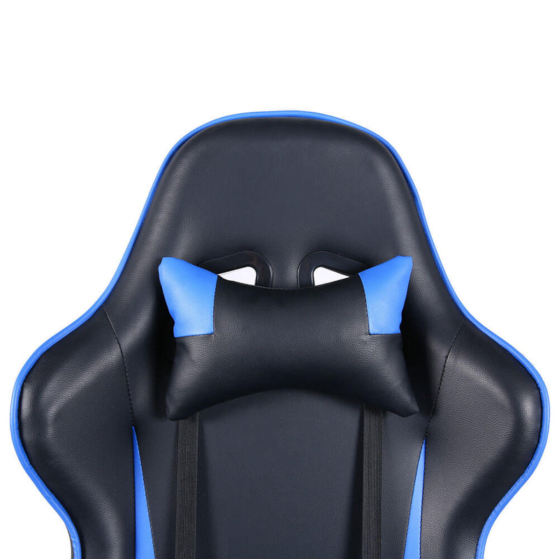 High Back Swivel Chair Racing Gaming Chair Office Chair Blue