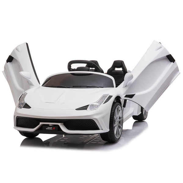 Kids Electric Ride On Car with Remote Control White